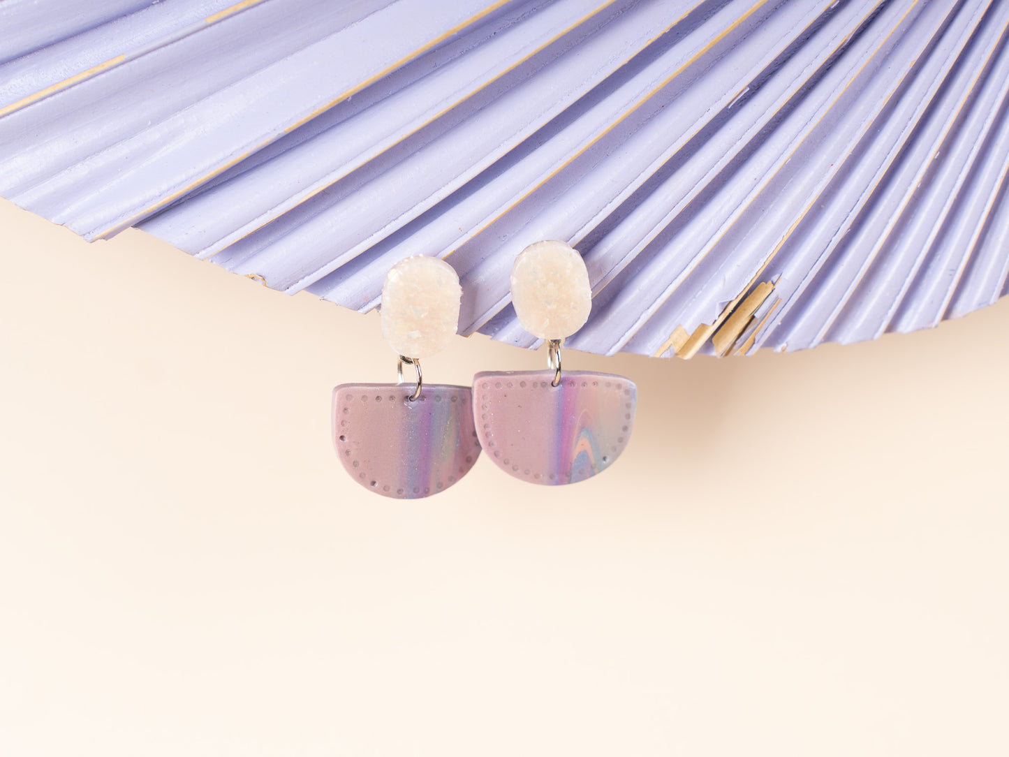 Shimmer Canvas earrings 4