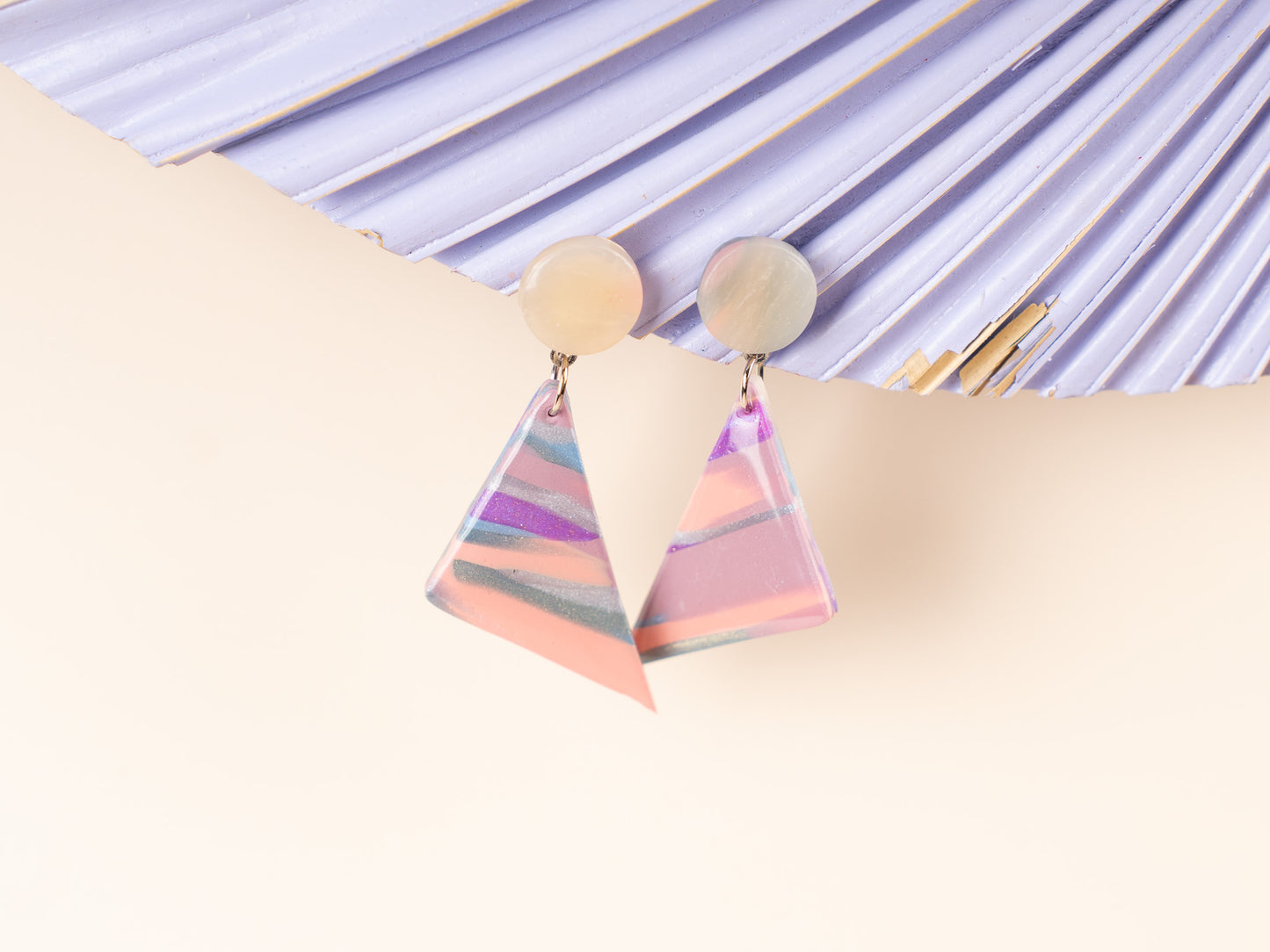 Shimmer Canvas earrings 3