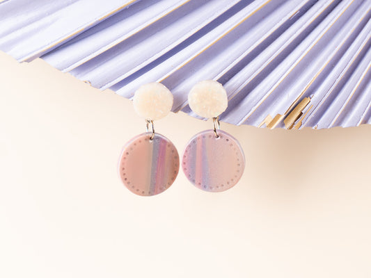 Shimmer Canvas earrings 2