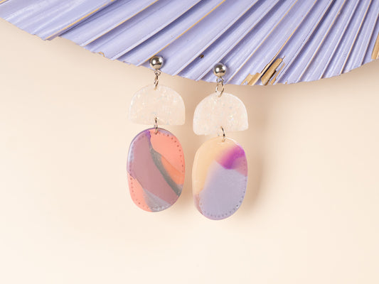 Shimmer Canvas earrings 6