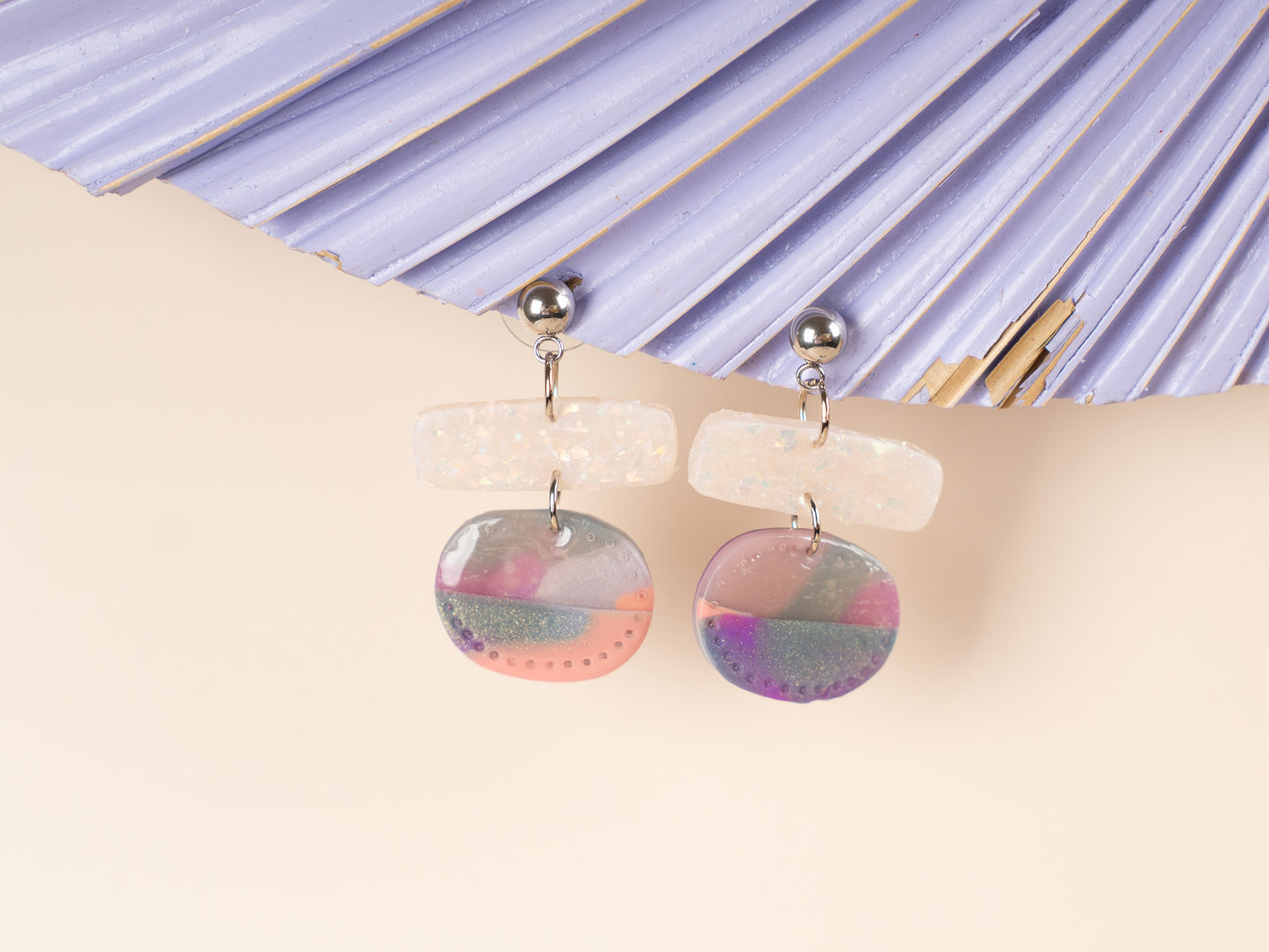 Shimmer Canvas earrings 7