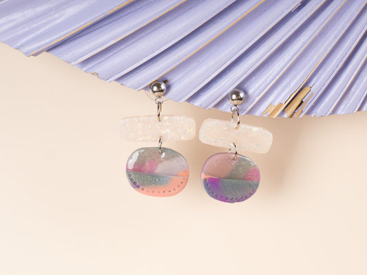 Shimmer Canvas earrings 7