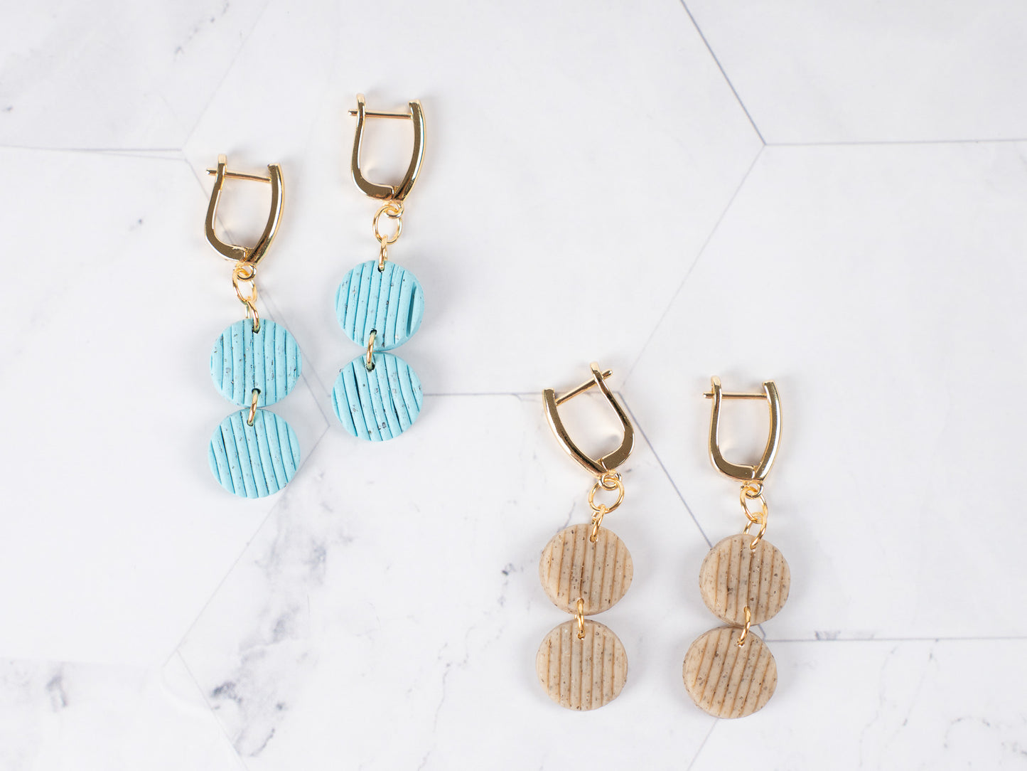 Strata Double petite Earrings