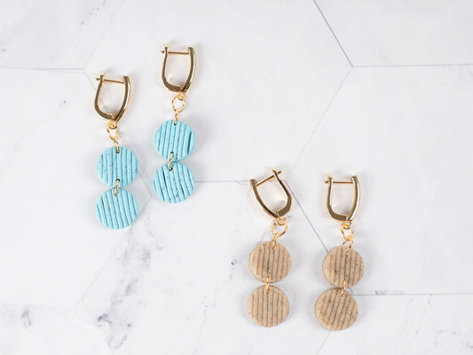 Strata Double petite Earrings