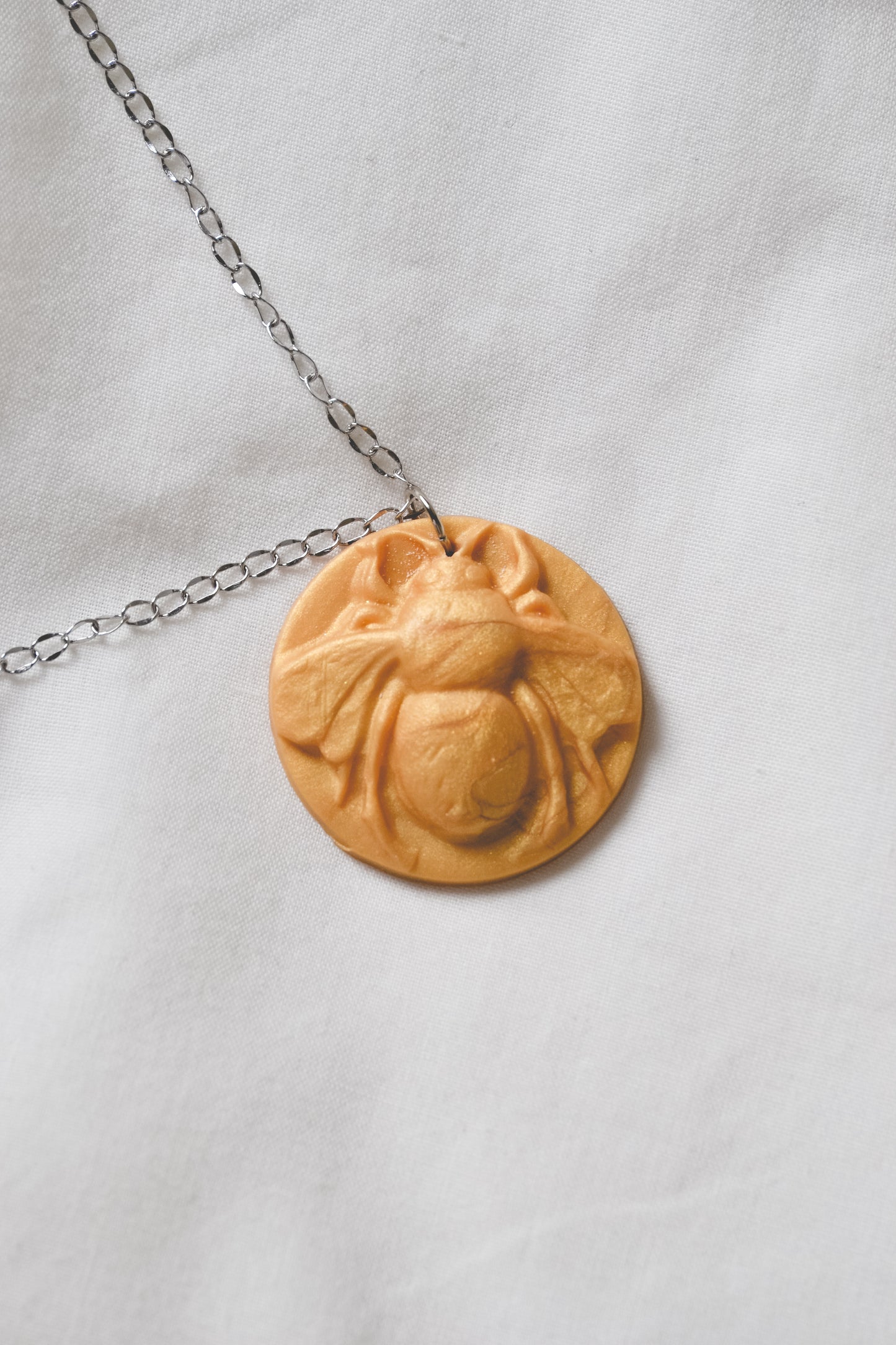 Golden Hive - gold necklace